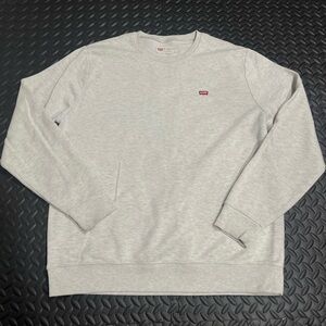 Levi's Men's Light Gray Crewneck Sweater